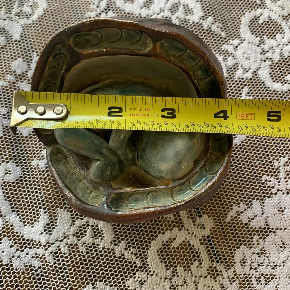 Studio pottery fetus in utero sculpture original artwork - Picture 7 of 10